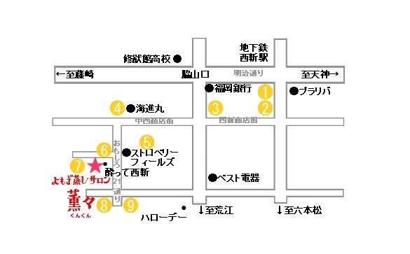 お店の地図
