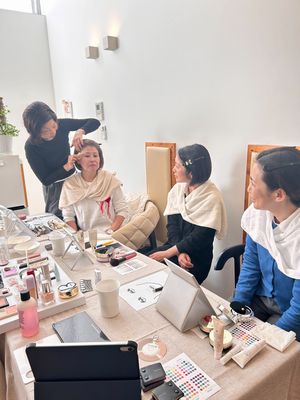春のメイクアップレッスン講師